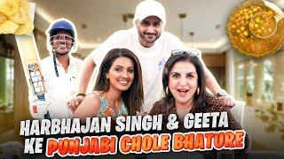 Harbhajan Singh Aur Geeta Basra Ka Punjabi Khana Aur Cricket Ka Hungama! | @FarahKhanK