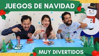  𝗝𝗨𝗘𝗚𝗢𝗦 𝗱𝗶𝘃𝗲𝗿𝘁𝗶𝗱𝗼𝘀 para 𝗡𝗔𝗩𝗜𝗗𝗔𝗗 ⭐ Juegos navideños en familia y entre amigos Ft.@LaZzziexta