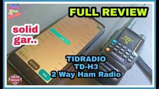 FULL REVIEW | TIDRADIO TD-H3 | 2 WAY HAM RADIO #TidRadio #TidRadioTDH3HamRadio #TechMoves4Fun