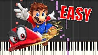 Run, Jump, Throw! 1 - Super Mario Odyssey - Easy Piano Tutorial