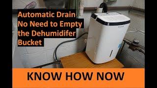 Drain a Dehumidifier With a Hose