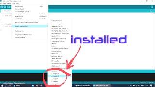 Install MiniCore Arduino IDE Additional Boards for ATmega328, ATmega168, ATmega88, ATmega48  ATmega8