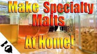 How to Malt Barley & Toast 5 Specialty Malts! Crystal Malt, Munich Malt + 3 More!!!