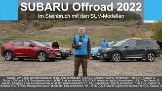 (Reupload) SUBARU Offroad 2022 | Im Steinbruch mit den SUV-Modellen