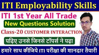 New Employability Skills ITI 1st Year Class-20 | New Question Series