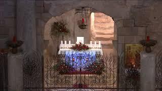 Grotto of the Annunciation in Nazareth LIVE STREAM