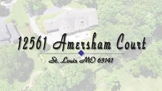 Aerial video tour: 12561 Amersham Ct, St. Louis MO 63141