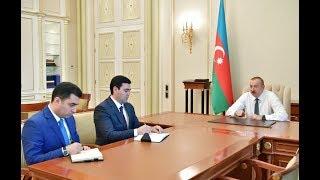 President Ilham Aliyev received Anar Taghiyev on his appointment as head of Yevlakh City Executive