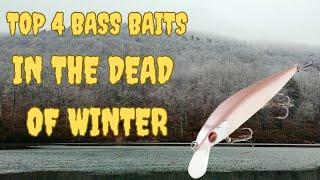 4 ESSENTIAL Baits for Bass Fishing in the DEAD of WINTER