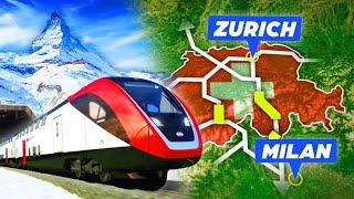 Switzerland’s NEW €21.5BN Railway to Unite Europe