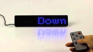 LLDT460 B741 led car sign DC12v edit program