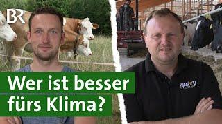 Kleinbauer gegen Großbauer, Bio vs. Konventionell - Was ist besser fürs Klima? | Unser Land | BR