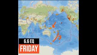 6.6 Earthquake Papua New Guinea. 2.6 Cascadia. Friday Update 11/15/2024