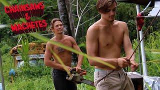 Invasive Tree Takedown & Community Workday at Offgrid Pahoa Hawai'i Property / Vlog 30