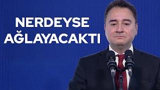 Ali Babacan Türkiye'nin sorunlarını ve hesap gününü anlatırken büyük hüzne kapıldı