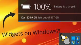 Widgets for Windows!