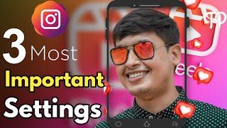 3 Basic Instagram Settings Every User Should Know | 3 Most Important Instagram Settings