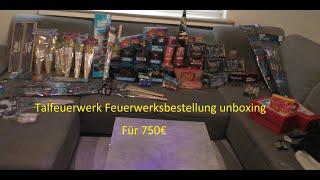 Feuerwerksbestellung 2021/2022 Unboxing