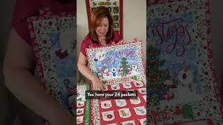 NEW In The Hoop Whimsical Christmas Advent Calendar  Designs By JuJu #machineembroidery #inthehoop