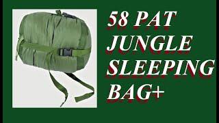 JUNGLE  SLEEPING BAG (PARRERN 58)...surplus only  (Weight 1150 Grams)