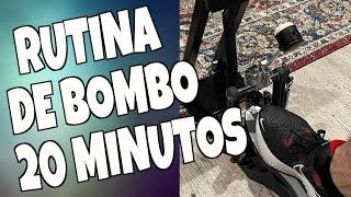 RUTINA DE BOMBO MÁS VELOCIDAD  - 20 minutos de ejercicio de BOMBO