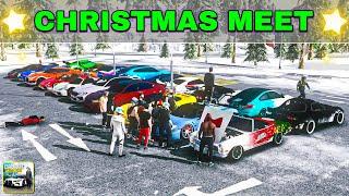 BEST CHRISTMAS CARMEET AND CRUISE WITH SUBSCRIBERS | CAR PARKING MULTIPLAYER NEW UPDATE