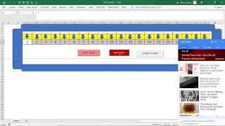 EXCEL FLASHING CELLS AND TALKING CELLS AUTOMATED FOR KID EDUCATIONAL TUTOR