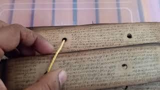 300 years old malayalam Ayurveda  palm leaf manuscripts