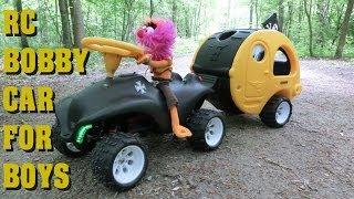 RC Bobby Car & Caravan Trailer - Boys Version - Muppets Animal Adventure - Darconizer RC