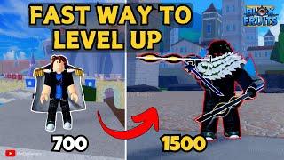 Fastest Ways to Level Up in Blox Fruits 700 to 1500