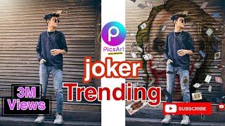 joker background picsart photo editing trending||Joker 🃏  Editing new ||Joker 🃏||