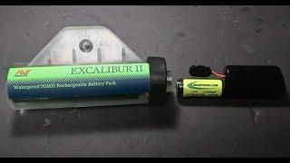 Minelab Excalibur battery replacement