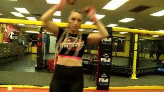 Cali Cat Trains For Lingerie Fighting Championships 23