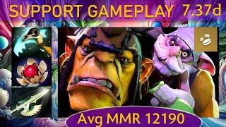  7.37d Alchemist |K+A-D - 19 KP - 91%| Support Gameplay - Dota 2 Top MMR