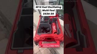 Releasing the power of versatility with the Milwaukee M12 Fuel Oscillating Multitool 2526-20!