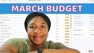 MARCH 2024 BUDGET WITH ME | zero-based budget | ynab