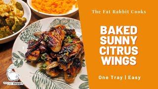 One-tray Baked Lemon and Basil Wings recipe you need in your life!