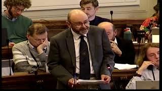 Wirral Council Extraordinary Meeting - Pat Cleary discusses the green belt and regeneration