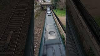 GWR class 800 train speeding along the railway line #shorts #train #class800 #gwr #subscribe.