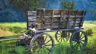 3D Game Asset ( Wooden Cart ) on AAA Gaming Pipeline | JIDA Student | JIDA KANPUR |2024