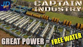 With Great Power comes Great Water  Ep25  Captain of Industry   Lets Play, Walkthrough, Tutorial