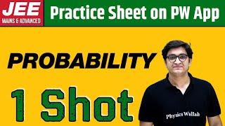 PROBABILITY in 1 Shot | From Zero to Hero | JEE Main & Advanced