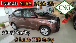 Hyundai Aura S CNG 2021-22 Most Detailed Video By Jigar Dahiya