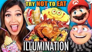 Try Not To Eat - Illumination Movies! (Despicable Me 4, Migration, Super Mario Bros)