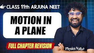 Motion in a Plane : COMPLETE Chapter in 1 Video || Quick Revision || Class 11th Arjuna NEET