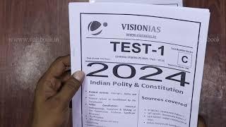 VISION IAS UPSC Prelims and Mains Test Series |Vision IAS Prelims Test Series 2024 Review| #VOLSBOOK