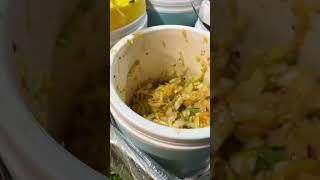 河南姐妹在夜市卖卷粉，7元卷两个素馅，有好几种蔬菜 #舌尖上的味道 #特色 #招牌菜 #特色美食 #美食