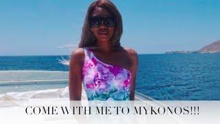 COME WITH ME TO MYKONOS GREECE| BOUJI IN LONDON| TONIQUE CAMPBELL VLOG