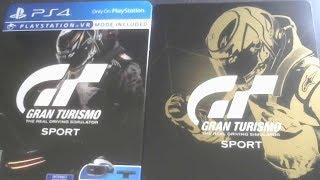 PS4 Unboxing - Gran Turismo Sport Limited Edition Unboxing - with Classy Steelbook Case