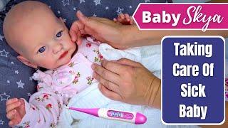 Beautiful Reborn Baby's Sick Morning Routine With Baby Skya!